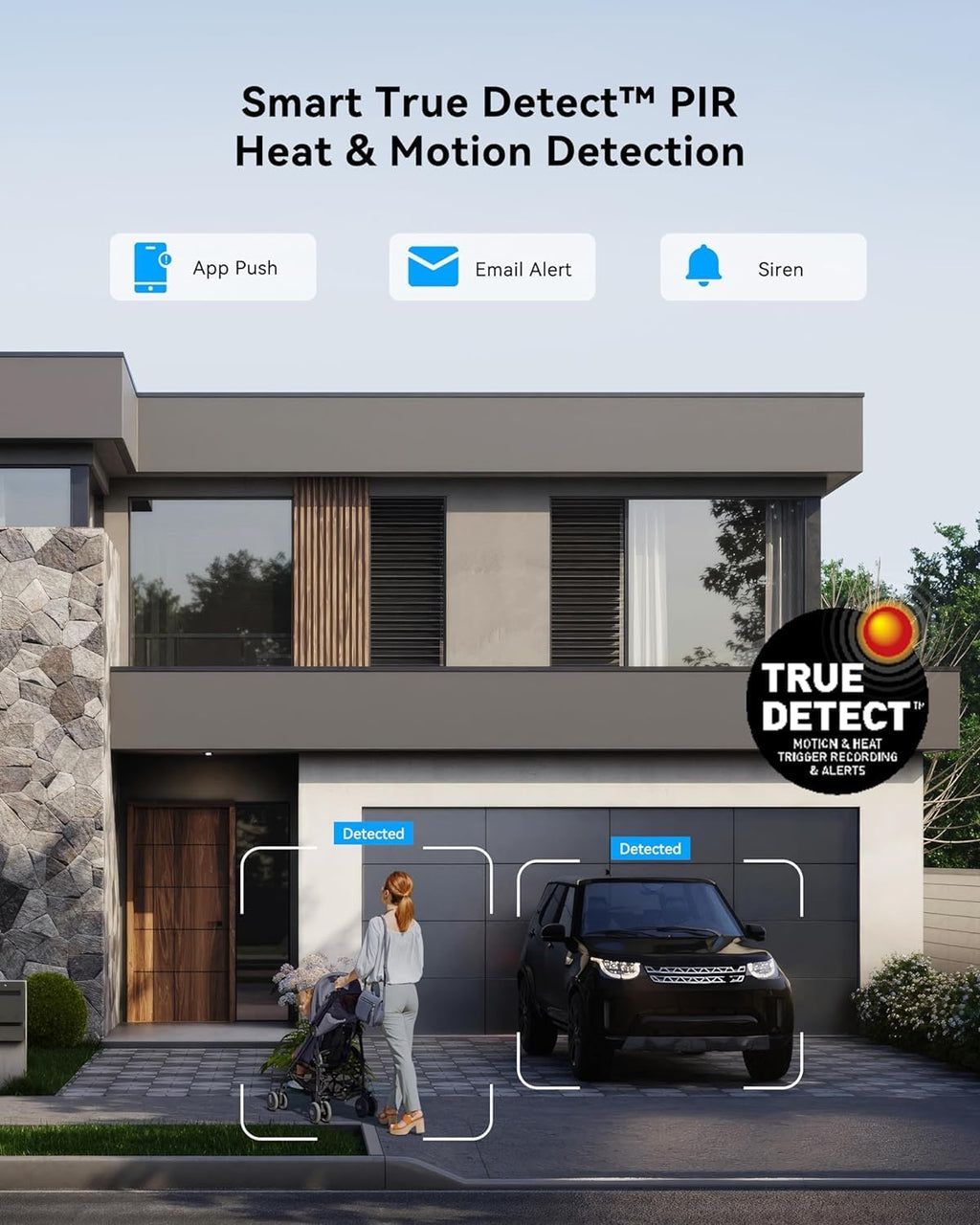 Swann Home DVR Security Camera System with 64GB Storage, 1080p Full HD Video, 4 Camera 4 Channel, DVR Wired Surveillance Security Cameras Outdoor Indoor, Heat Motion Detection, Night Vision