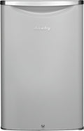 Danby DAR044A6PDB 4.4 Cu.Ft. Mini Fridge, Compact Refrigerator For Bedroom, Living Room, Bar, Dorm, Kitchen, Office, E-Star In Pearl White With Lock