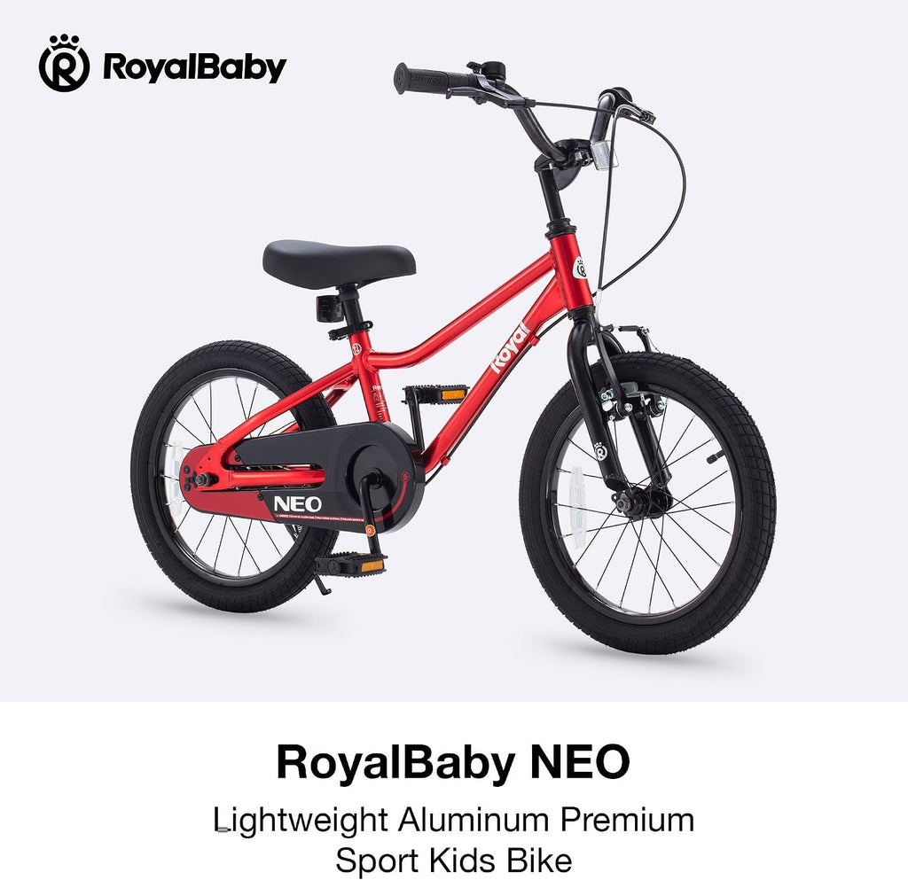 RoyalBaby Kids Bike, Lightweight Aluminum 16 18 Inch Wheel Bicycle Boys Girls Ages 4-9 Years, Multiple Colors