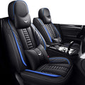 2 Car Seat Covers for Dodge Dart 2000-2025, Waterproof Seat Cover, Heavy Duty Scratch Proof Car Seat Protector, Nonslip Durable Seat Covers, Car Seat Cushion with Pillows(Luxury,Blue,Black)