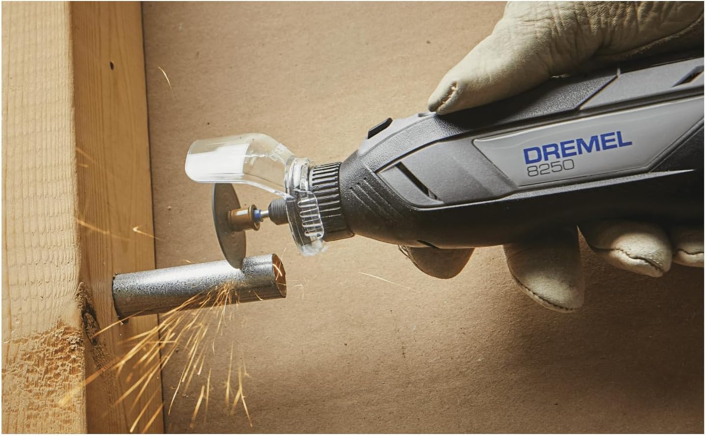Dremel 8250 12V Lithium-Ion Battery Cordless Rotary Tool with Flex-Shaft, Accessory Kit Bundle (4 Items)