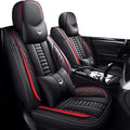 2 Car Seat Covers for Chevy Camaro 2001-2025, Waterproof Seat Cover, Scratch Proof Car Seat Protector, Nonslip Durable Seat Covers, Car Seat Cushion with Pillows(Luxury,Red,Black)