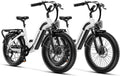 1500W Motor Electric Bike for Adults & Teenager, 48V 20AH Removable Battery Ebike, 24inch Fat Tire Electric Bicycle, Step-Thru E Bike for Commuting & Mountain, Front Suspension