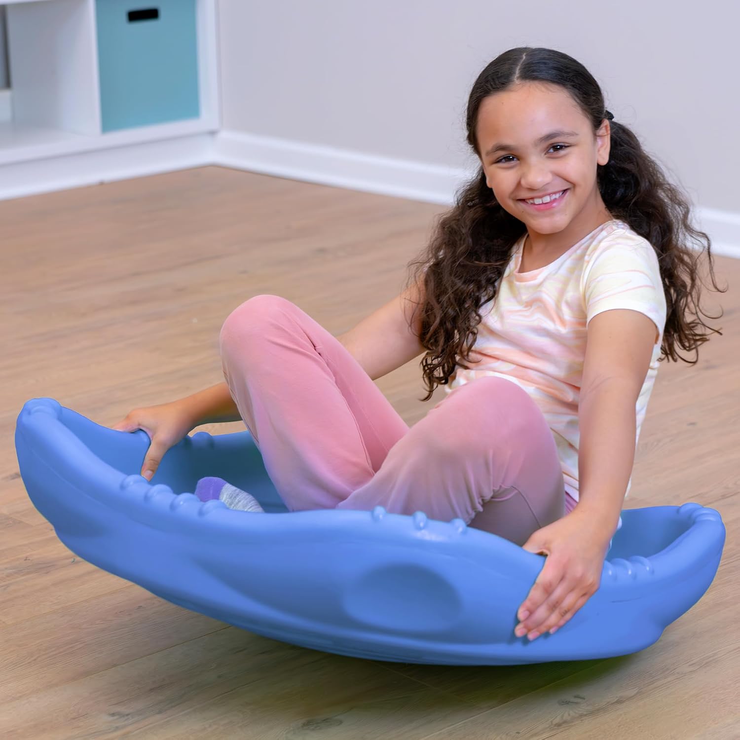 Simplay3 Rock and Spin Sensory XL Wobble Disk, 2 Pack Climbing Dome for Toddlers and Kids Rocking and Climbing, Indoor/Outdoor (Multicolor, 2 Pack), Ages 2-12