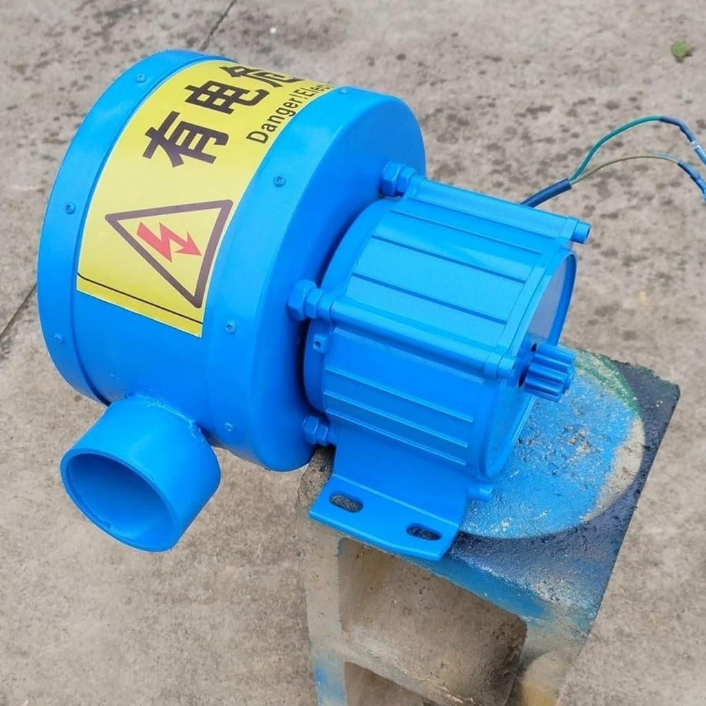 600W 220V Portable Hydro Generator, Pure Copper Windings Impact Hydroelectric Generator, High Power Water Generation Equipment 63 mm Inlet Small Home Off-Grid Power