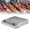 Electric Table Top Griddle - Smokeless Portable BBQ Barbecue Grill For Indoor Cooking - Temperature Control - With Water Filled Drip Tray (Jpx D282)