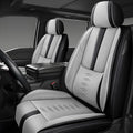 Front Seat Covers for Subaru Outback 2000-2024 2025,Leather Car Seat Covers,Soft Interior Accessories Seat Cushion Cover,Waterproof Automobile Seat Protectors for Outback(Black Gray,Standard)