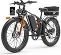 E·Bycco 6000W Peak Dual Motor Electric Bike for Adults, 52V 32AH Battery, Max 45MPH & 100Miles, Full Suspension, Hydraulic Brake, Fat Tire E-Bikes for Men Women