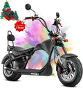 eAhora M1 2 Seater 2000W Electric Motorcycle for Adults,37MPH 60V 30Ah Battery 40 Miles Long Range Full Suspension Dual Hydraulic Brakes, Street Legal Electric Motorcycle