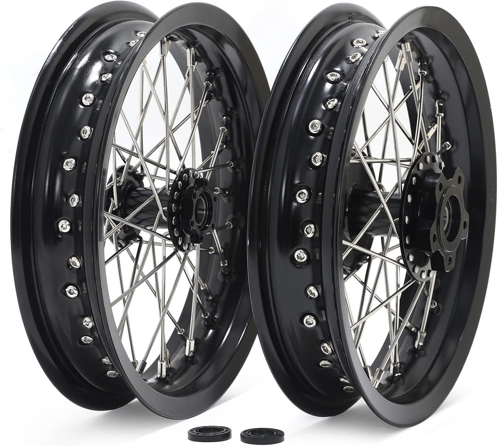 TOFR 12' Wheels Rims Hubs Set for SUR-RON Light Bee X LBX for Segway X160 X260 Front Rear
