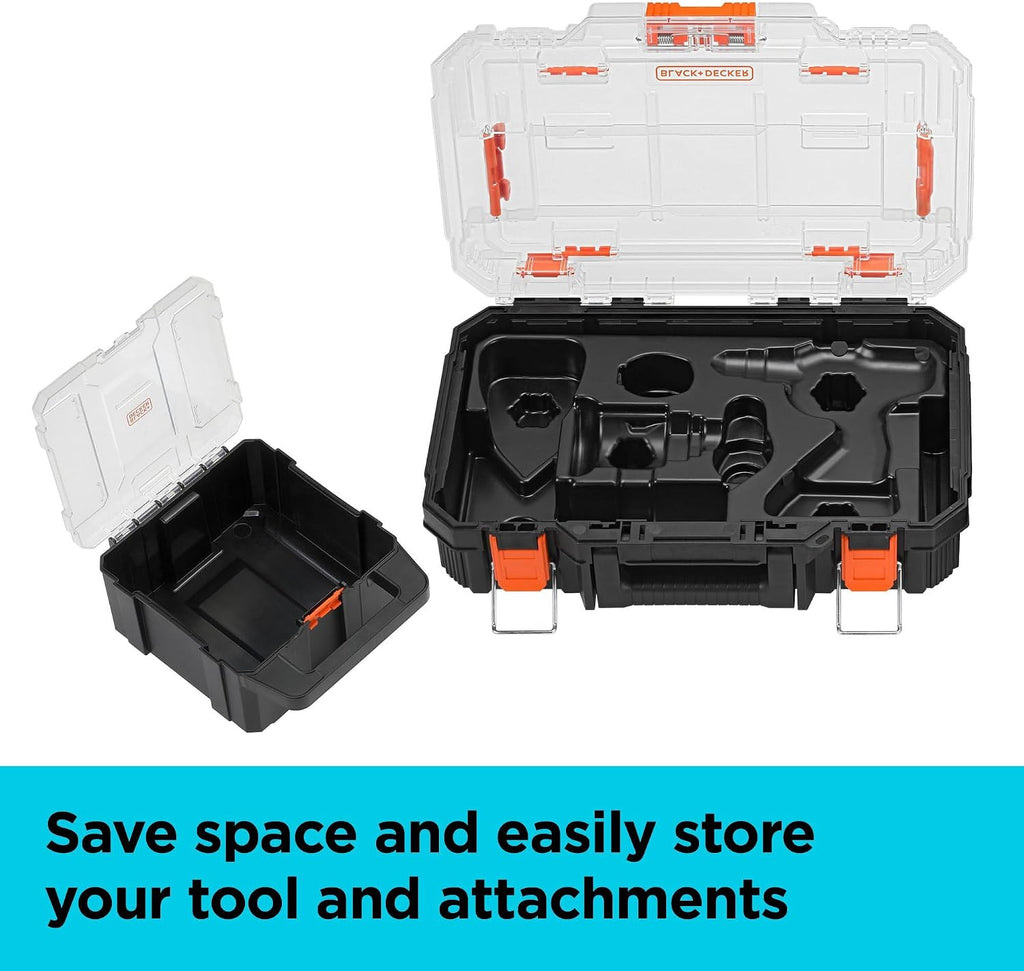 BLACK+DECKER MATRIX 20V MAX Power Tool Combo Kit, Cordless Power Tool Set with Battery and Charger Included, 7 Piece (BDCDMT1207KITC1