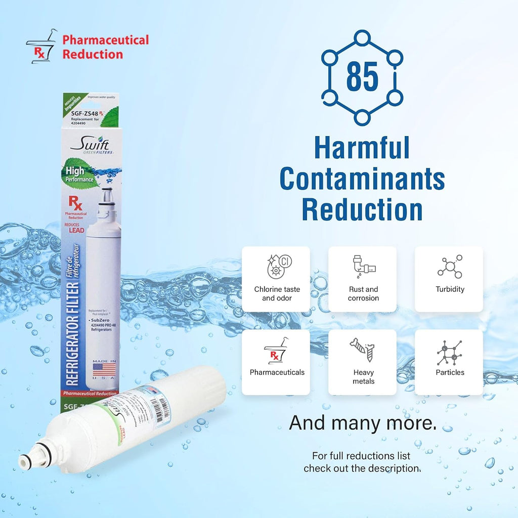 Swift Green Filters SGF-LB60 Rx Compatible Refrigerator Water Filter for LT600P, 5231JA2006A and 46-9990, Made in USA (6 Pack)