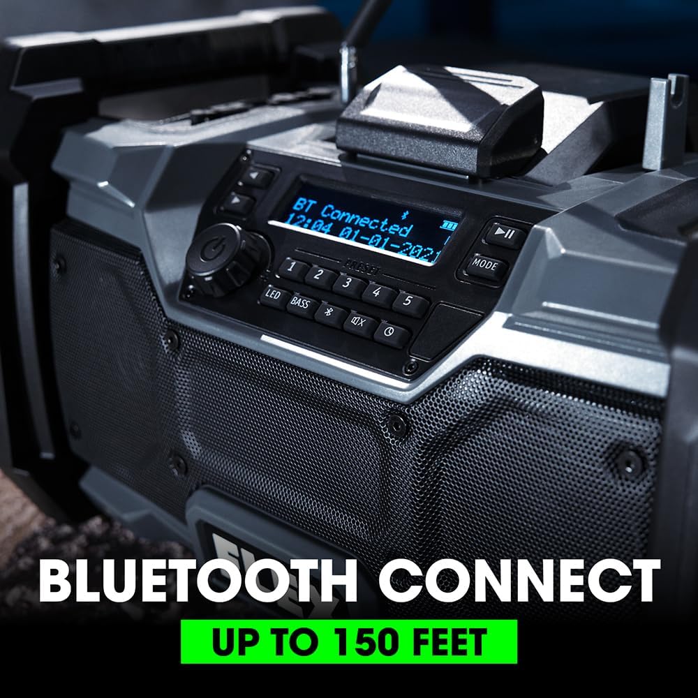 FLEX 24V Cordless Bluetooth Jobsite Radio Tool Only, Battery and Charger Not Included - FX5351-Z