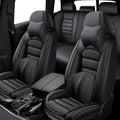 5 Seat Covers for Buick Encore GX 2020-2024 Leather Car Seat Covers Waterproof Anti-Slip Car Seat Protectors Comfort Automotive Seat Covers with Airbag（Luxury,Classic Black）
