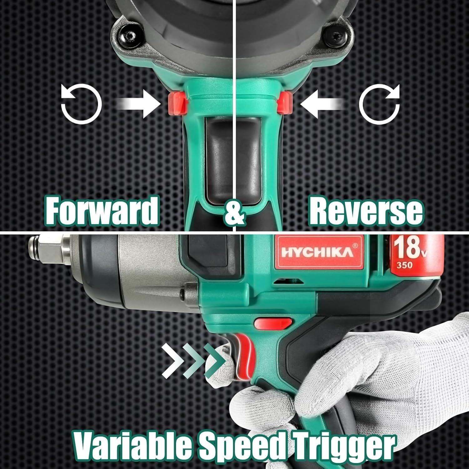 2 Sets of Cordless Impact Wrench 18 V Max, 1/2 Impact Drivers, High Torque Wrench, Power Tool, 350 N.m, 1 X 4000mAh Battery, 3 Sockets, Electric Power Wrench Kit for Tire Removal, Rusted Bolts