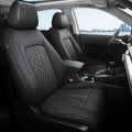 for Honda HRV Seat Covers 2019 2020 2021 2022 Sport EX EXL Touring, Custom Fit Car Seat Cover Full Set, Luxury Leather HR-V Seat Protector, Waterproof SUV Interior Cushions Accessories, Black