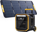 VTOMAN FlashSpeed Pro 3600 Portable Power Station, 3096Wh LFP Battery Solar Generator with 400W Solar Panel, 2Hr Fast AC Charge, 25% Efficient, UPS Home Backup with Wheels, for Outdoor RV Emergency