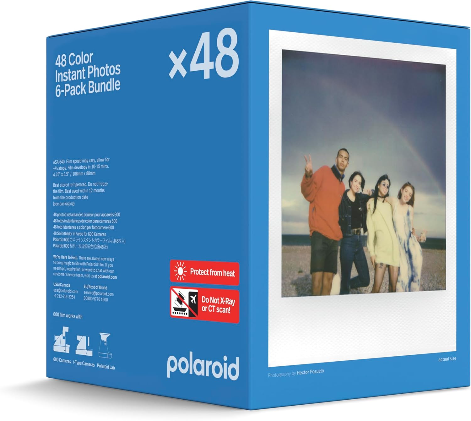 Polaroid Color Film for 600 - X48 Bulk Film Pack (48 Photos) (6597)