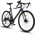 Road Bike, 700C Wheel City Commuter Bicycle, 16 Speed Drop Bar, Fast Acceleration, Racing Bike with Disc Brakes, with Light Weight Aluminum Alloy Frame, Sport Bike, Urban Adult Bicycle