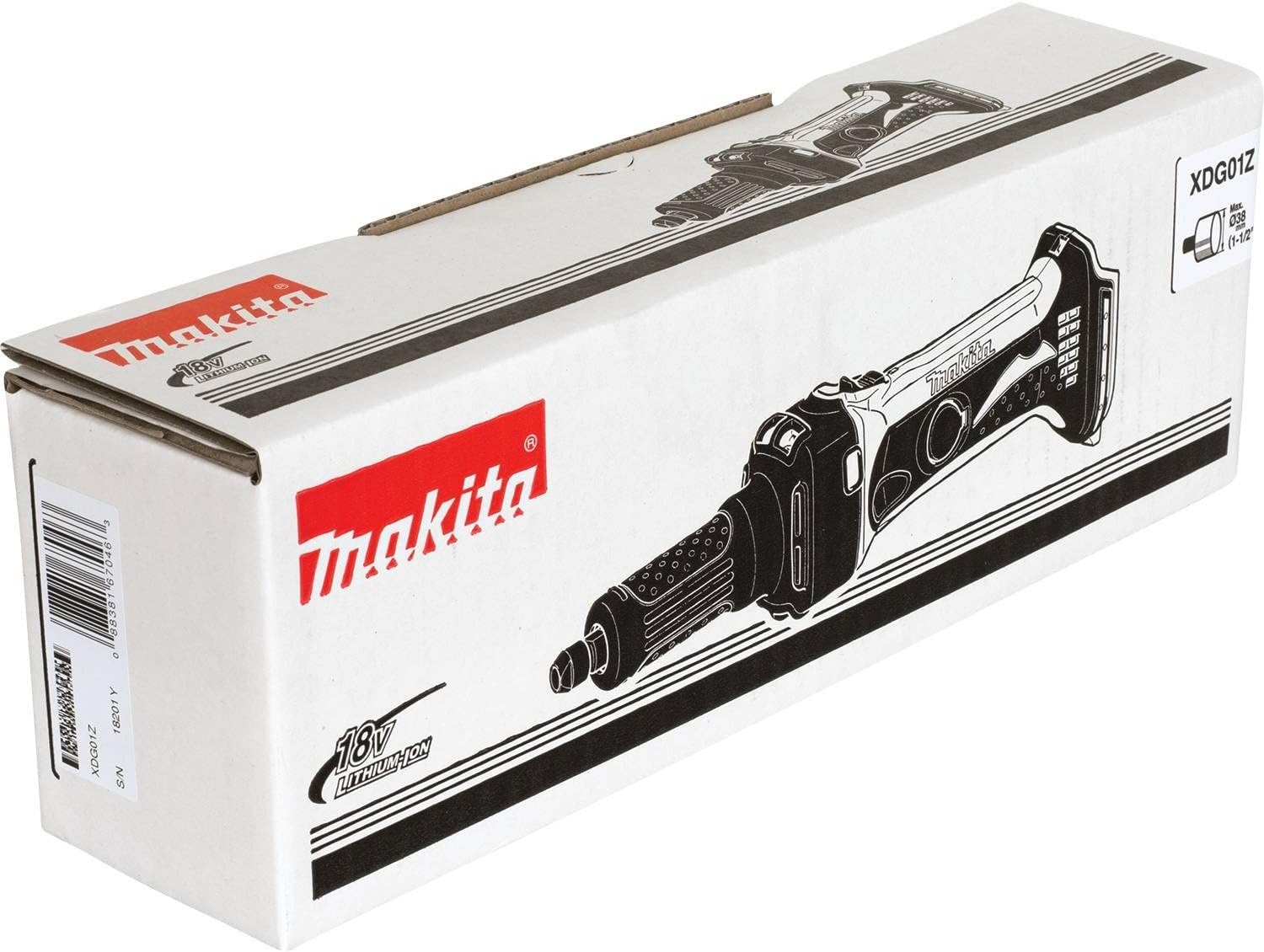 Makita XDG01Z 18V LXT Lithium-Ion Cordless 1/4' Die Grinder, Tool Only
