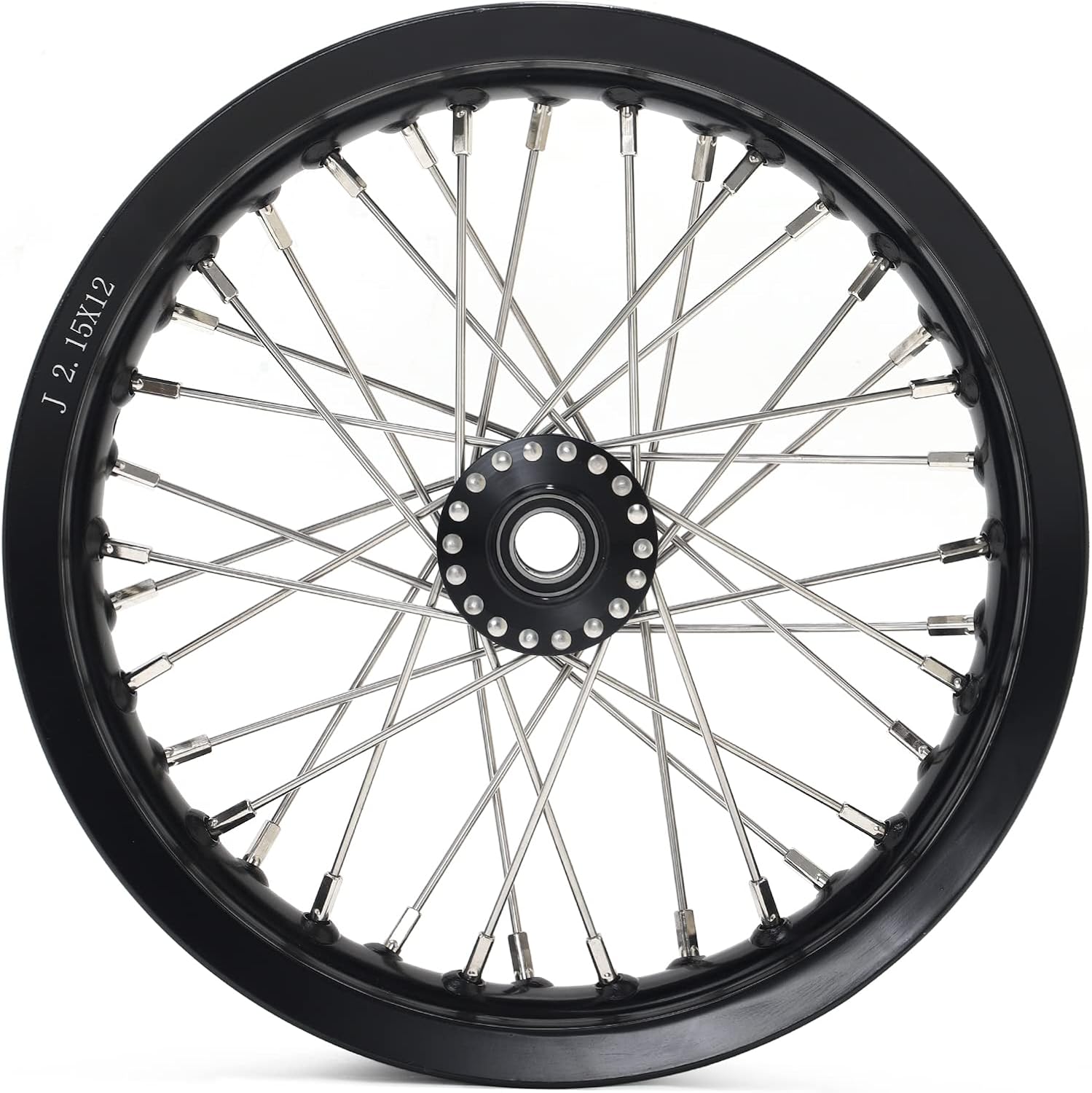 TOFR 12' x 2.15' Front Wheel Rim Hub for Sur-Ron Surron Light Bee X LBX for Segway X160 X260 for Talaria Sting Talaria XXX for Apollo RFN for Beta Explorer