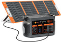 Solar Generator with Solar Panel Included, FF Flashfish 179Wh Portable Power Station+100W Foldable Solar Panel, Backup Power Battery and Solar Panel Kit for Home Blackout/RV/Camping