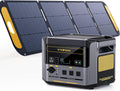 VTOMAN FlashSpeed 1500 Portable Power Station with 200W Pro Solar Panel - 1548Wh/1500W(3000W Peak) Solar Generator with LiFePO4 Battery, 100W USB-C, 60 Min Fast Charging 0-80% for Camping, Emergency