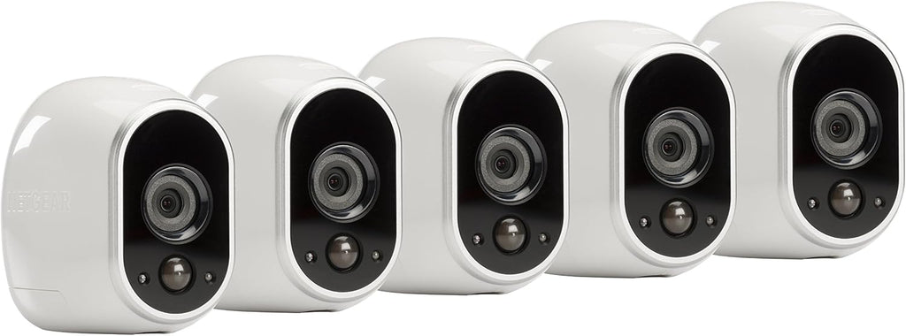 Arlo - Wireless Home Security Camera System with Motion Detection | Night vision, Indoor/Outdoor, HD Video, Wall Mount | Cloud Storage Included | 5 camera kit (VMS3530)