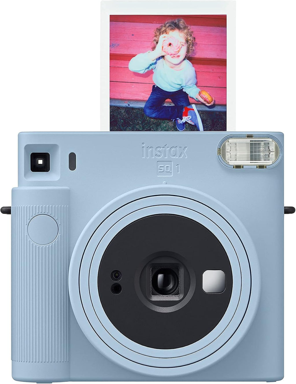 Fujifilm Instax Square SQ1 Instant Camera, Capture and Print Memories Instantly, Vibrant Colors, Easy-to-Use and Compact Camera - Glacier Blue (16670508) (Renewed)