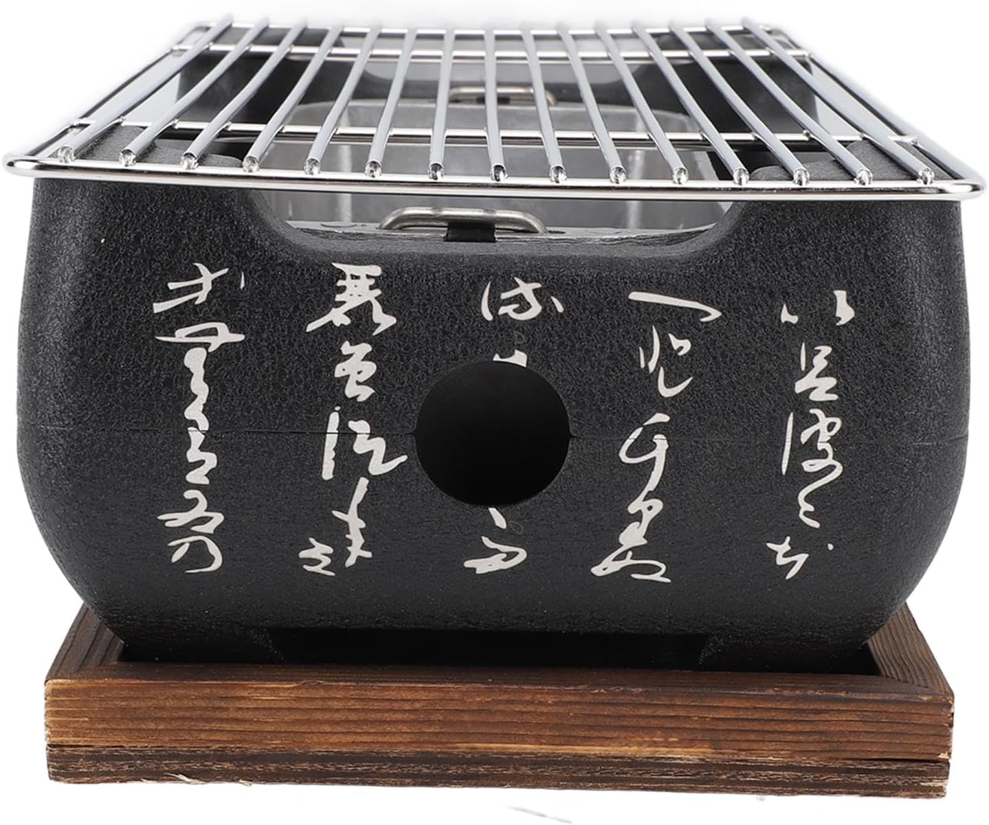 Japanese Grill, Japanese BBQ Grill Food Charcoal Stove Quick Heating Aluminium Alloy Wire Base for Camping Style BBQ (XL)