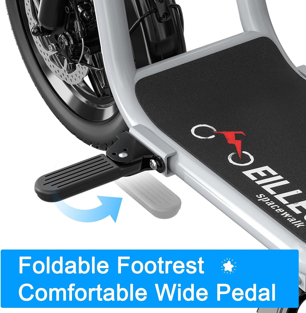 EILLEO Electric Scooter with Seat for Adult, 36V/48V Electric Scooter for Adults 500W/750W Motor, 20 Mile Range, 17.4/18.75mph, Dual Brakes, 14'/12' Tires, e Scooters with Seat