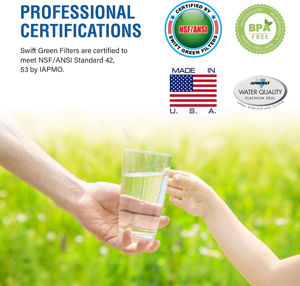 Swift Green Filters SGF-LA22 (6 Pack) LT500P, 5231JA2002-A, 5231JA2002, 5231JA2002A-S LG Replacement Water Filter