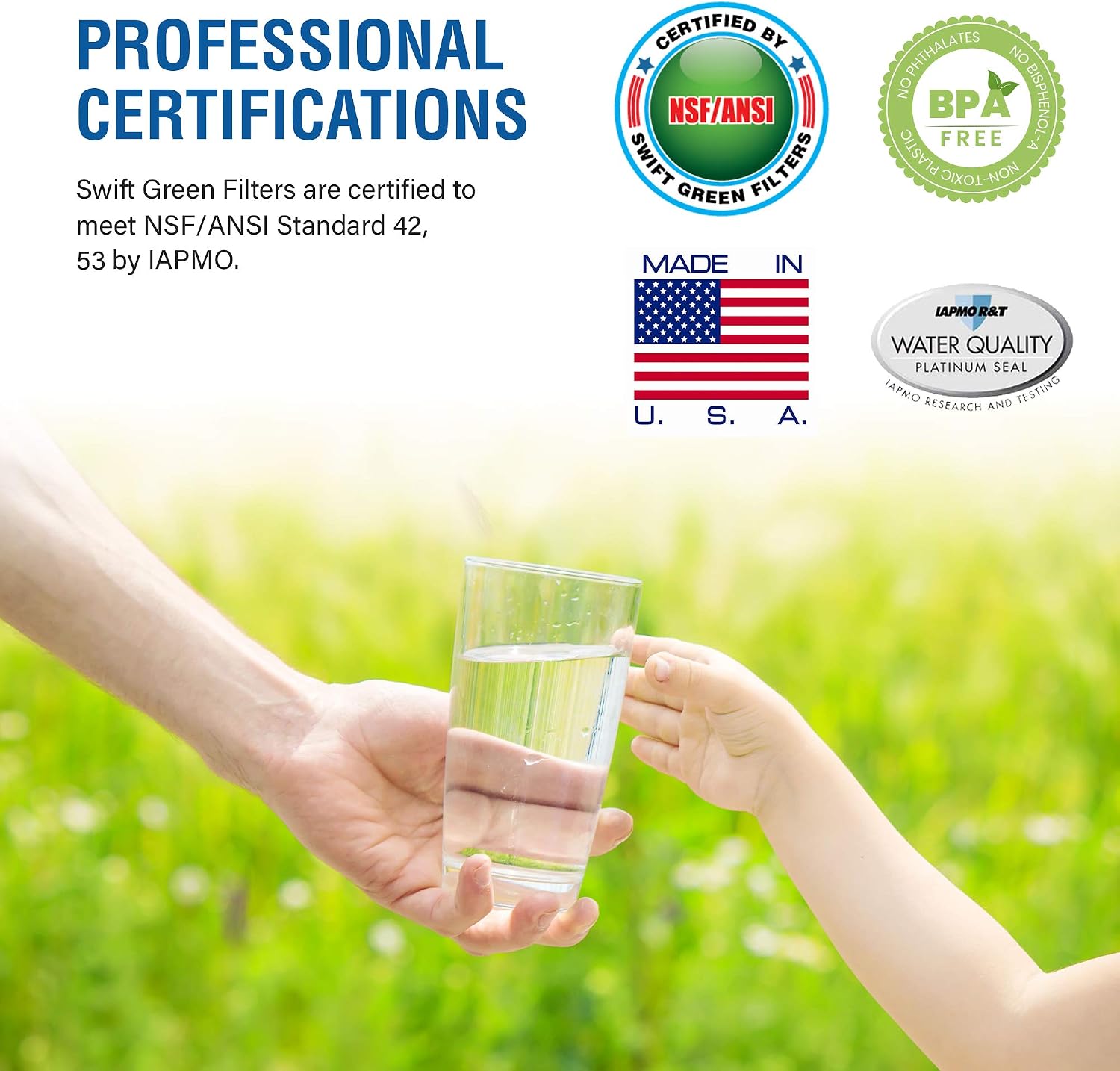 Swift Green Filters SGF-LA22 (6 Pack) LT500P, 5231JA2002-A, 5231JA2002, 5231JA2002A-S LG Replacement Water Filter