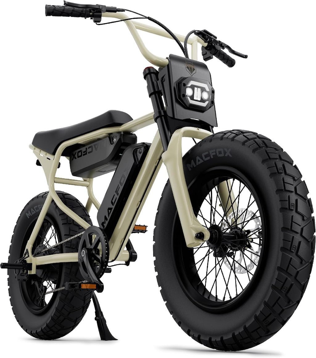 MACFOX X7&X7L Electric Bike for Youth, 750W EBike with Hydraulic Brakes, 48V 13Ah Removable Battery 30 Mile Range, Upgraded 20x5.0 Rear Fat Tire Designed for School/City Commuting (UL2849 & Class-2)