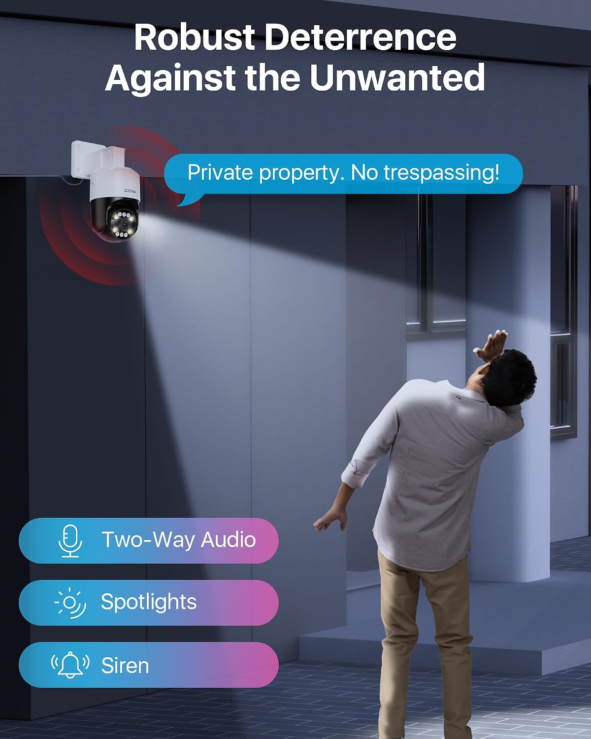 ZOSI 16CH 4K 8MP PoE Security Camera System with AI Face Person Vehicle Detection, 16 x 5MP 3K Outdoor Auto Tracking PT PoE IP Camera with 5X Digital Zoom, 2-Way Audio, 4TB HDD for 24/7 Recording