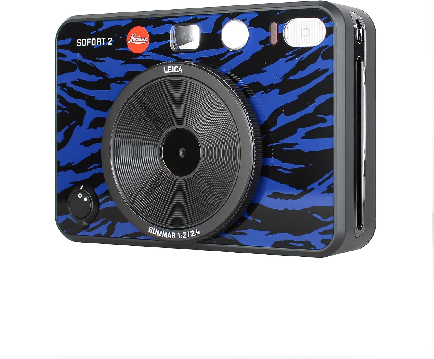 Leica SOFORT 2 Burton Edition Camera | Print + Digital Hybrid | Jake Blue Design | Creative Filters | Travel-Friendly Instant Camera (19194) + INSTAX MINI Film + 32GB Card + More