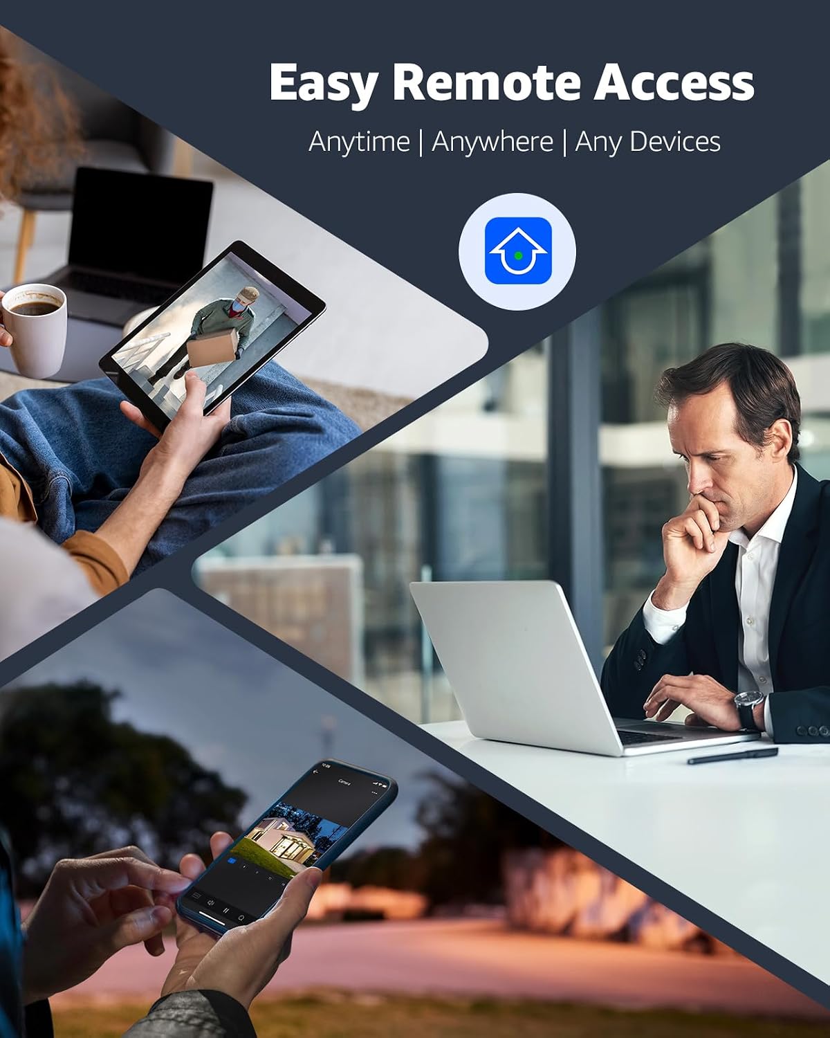 ANNKE H1200 12MP Security Camera System, 12MP H.265+ 8CH NVR and 4 X 12 Megapixel UHD PoE Surveillance IP Cam with Smart Dual Light, AI Human&Vehicle Detection, Color Night Vision (2TB Hard Drive)