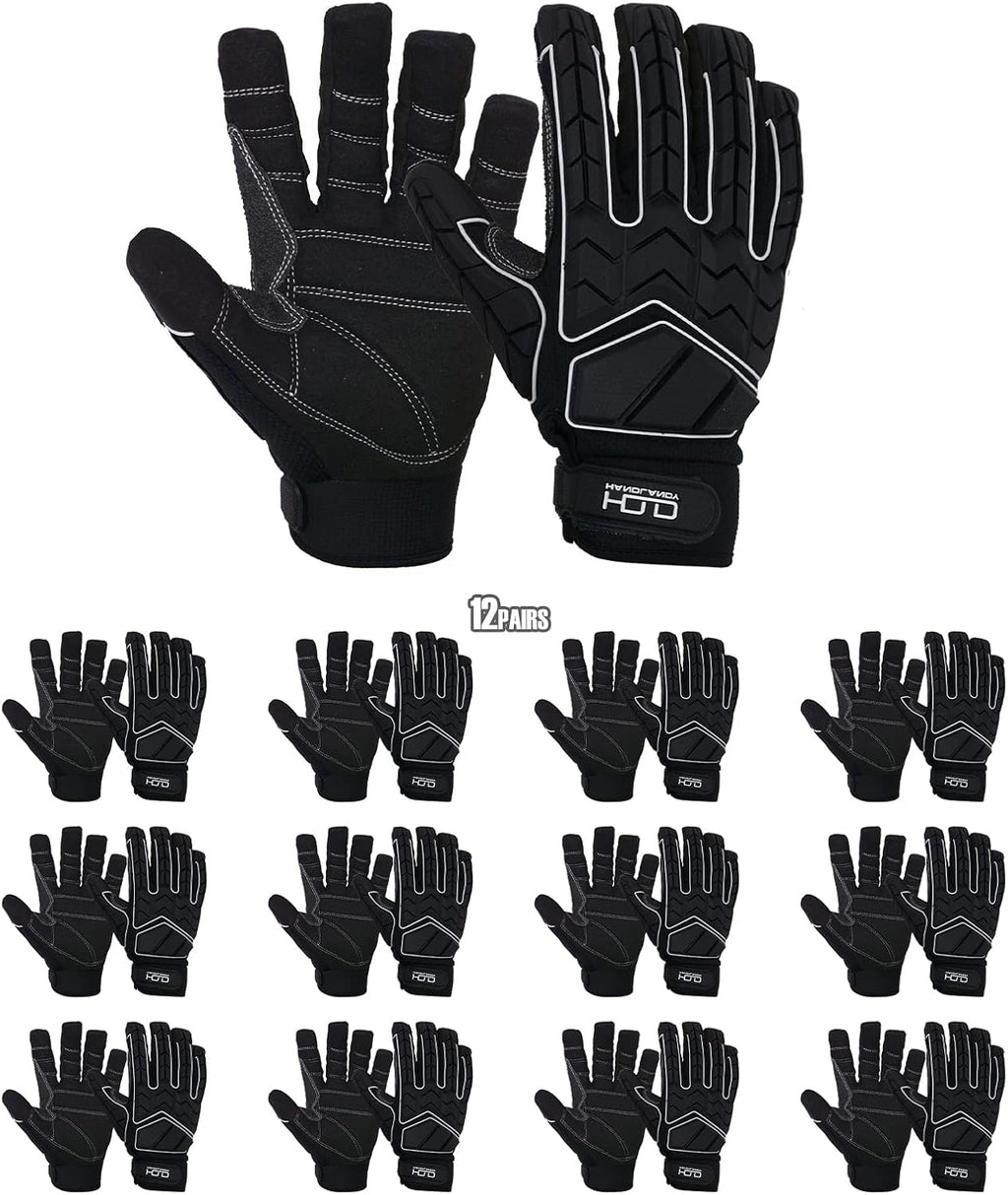 HANDLANDY Anti Vibration Gloves, SBR Padding, TPR Protector, Mechanic Work Gloves