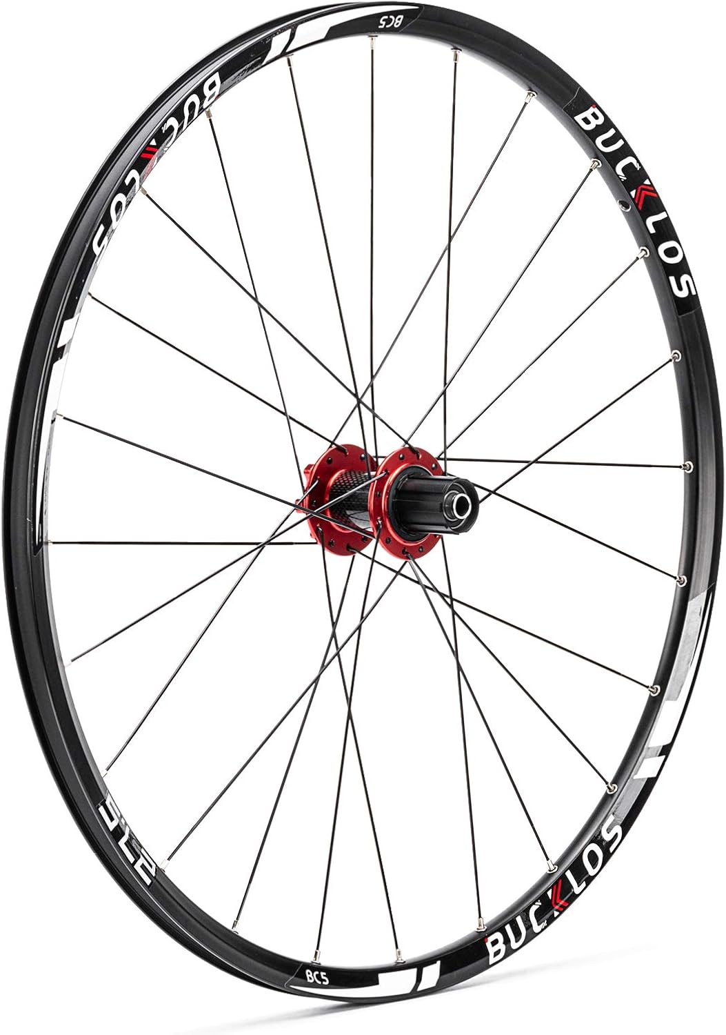 BUCKLOS 26/27.5/29' Mountain Bike Wheelset, Carbon Hub MTB Wheels Quick Release Disc Brakes, 24H Low-Resistant Flat Spokes Bike Wheels fit 7-11 Speed Cassette