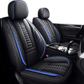 Front Car Seat Covers for Dodge Dart 2000-2025, Waterproof Heavy Duty Durable Seat Covers, Car Seat Protector with Storage Pocket, Car Seat Cushion Easy to Install Cover Set(Blue,Black)
