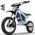 Tuttio Soleil01-GB Electric-Dirt-Bike - 2026 Upgrade 3000W Peak 37MPH E-Bike, 14'/12' Fat Tire E-Motorcycle with 48V 21AH Battery 200NM Mountain Off-Road Dirtbike for Adults Teens