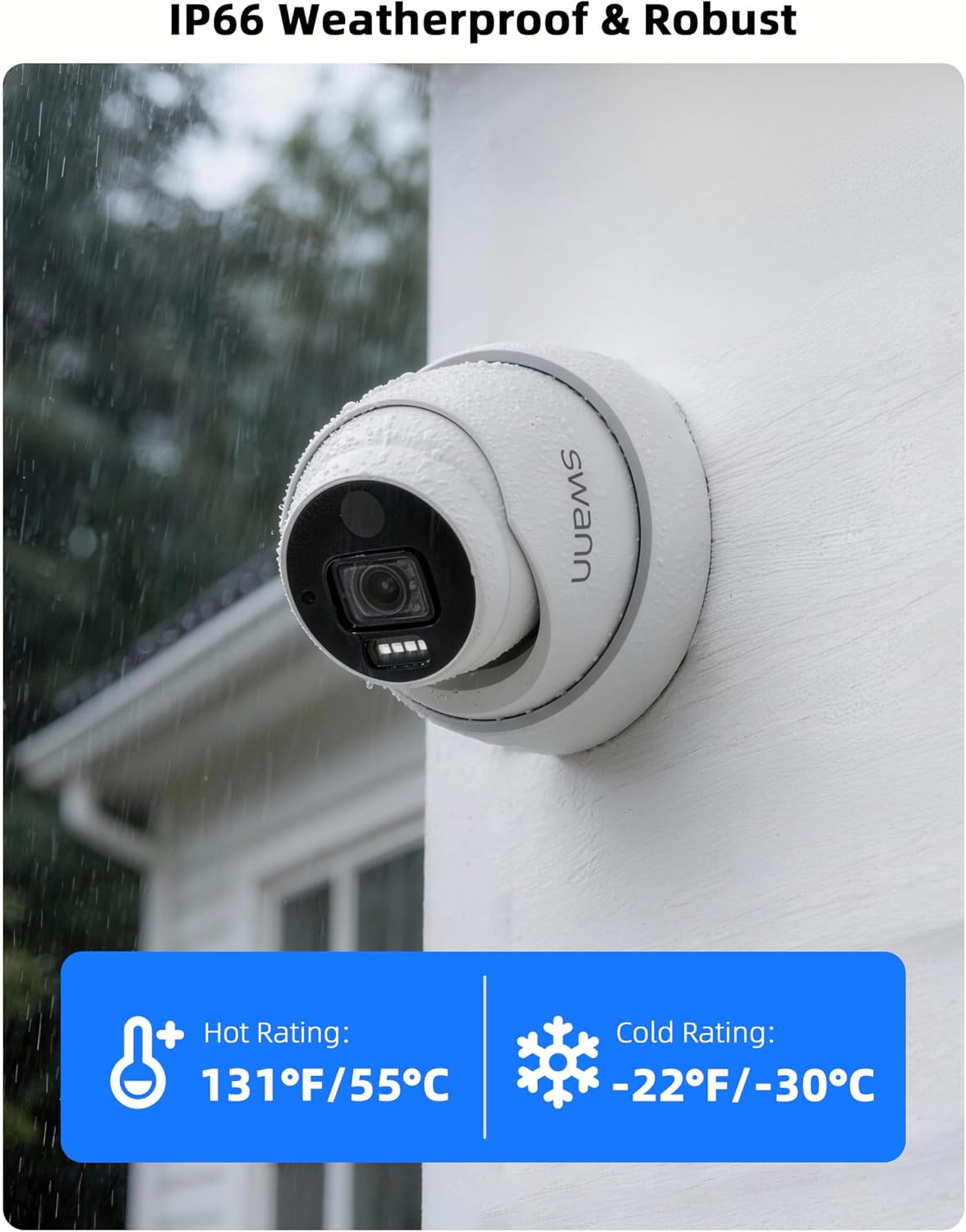 Swann 4K UHD Wired Security Camera System, 8 Channel DVR, 4 Outdoor Dome Cameras, Person & Vehicle Detection, Color Night Vision, 1TB Hard Drive, 24/7 Continuous Recording, Weatherproof,8588041D1TB
