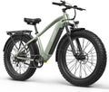 QRONGE Electric Bike for Adults 1800W Peak, 26' Fat Tire Ebike, Adult Electric Bicycles, 28MPH(PAS Mode) Electric Mountain E Bike, Up to 70 Miles, 7 Speed, Rear Rack, Fenders