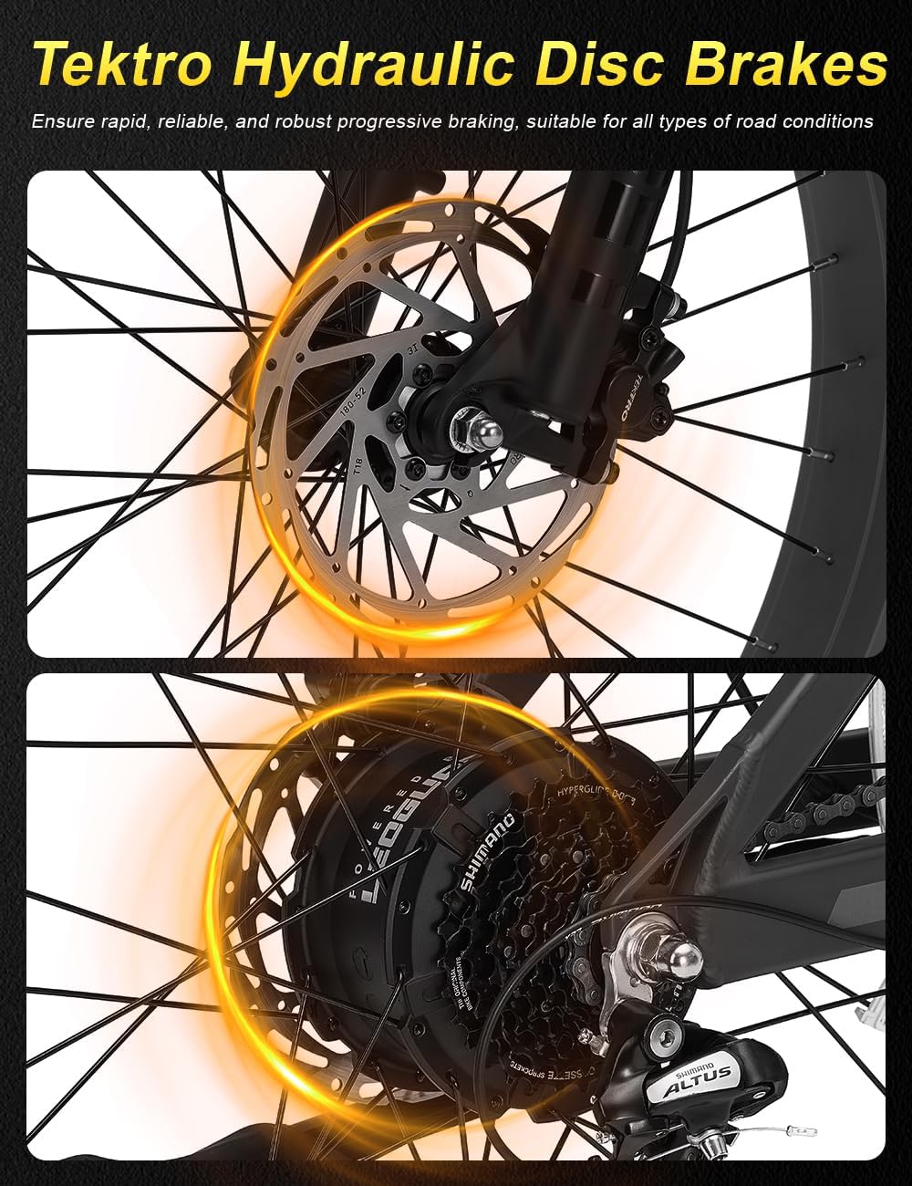 LEOGUAR 1000W Electric Bike for Adults, 26' Fat Tire Off-Road Ebike with Japanese Dapu Motor, 48V 720Wh LG Battery, 35MPH Max Speed, 60 Mile Range, Front Suspension, Smart LCD, Tektro Hydraulic Brakes