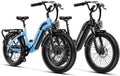 1500W Motor Electric Bike for Adults & Teenager, 48V 20AH Removable Battery Ebike, 24inch Fat Tire Electric Bicycle, Step-Thru E Bike for Commuting & Mountain, Front Suspension