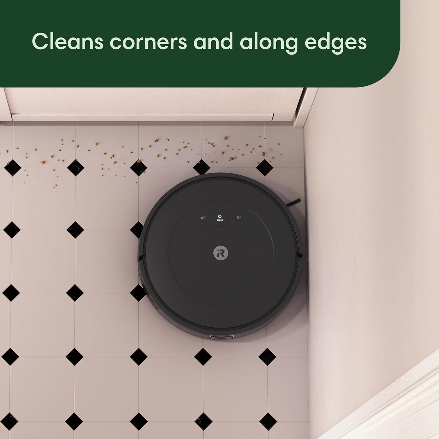 iRobot Roomba Essential Vac Robot Vacuum - Power-Lifting Suction, Quiet Cleaning, Multi-Surface, Cleans in Rows, Self-Charging, Compatible with Alexa