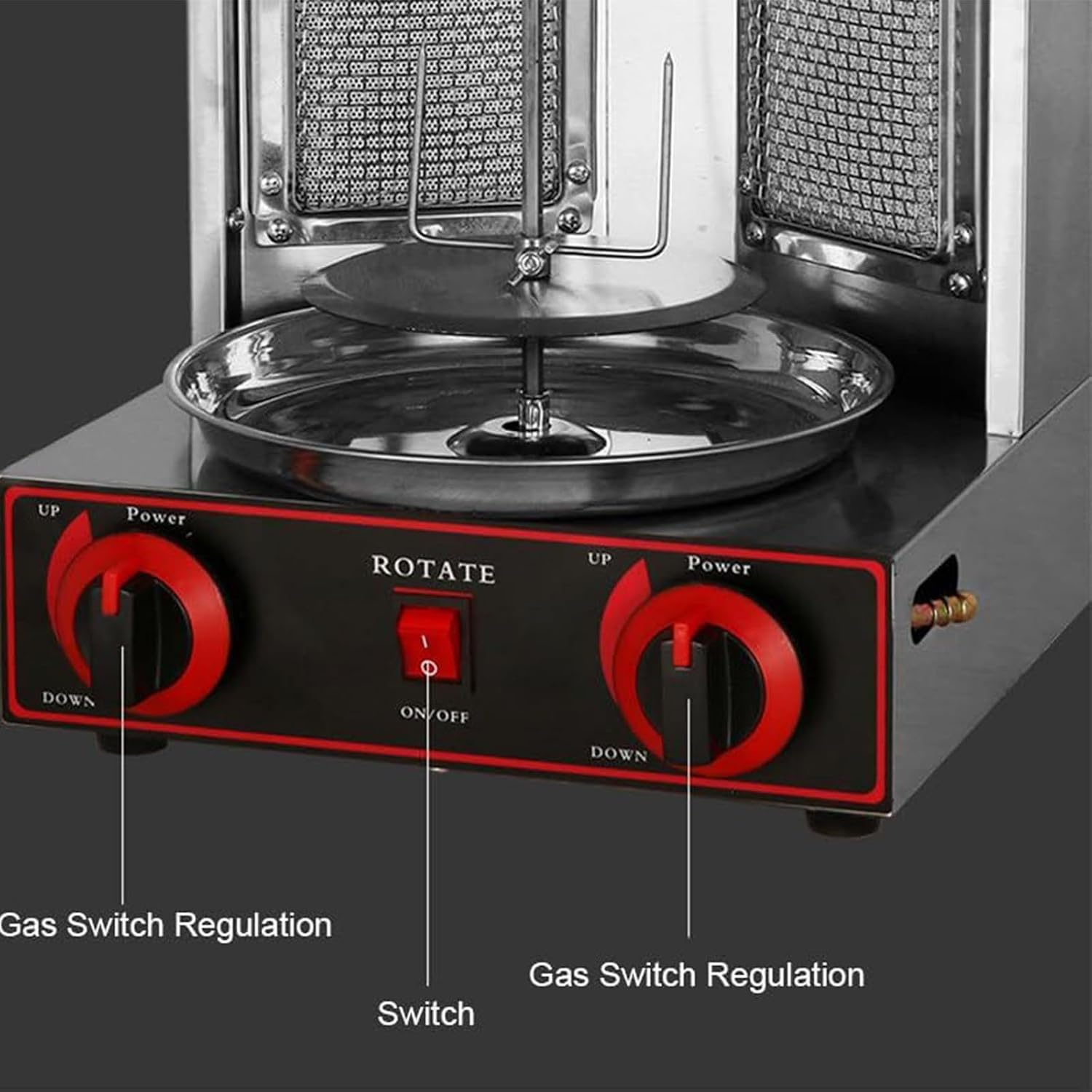 Barbecue Grill, Automatic Gas Electric Barbecue Grill, Vertical Barbecue Grill, Stainless Steel Cooking Tools, Barbecue Cooker Machine