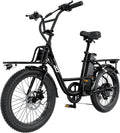 1000W Electric Bike for Adults, Fat Tire Ebikes 20' x 3.0 Electric Bicycle, 50-Mile Long Range, 48V Removable Battery Shock Absorber, 7-Speed Dual Disc Brakes Full Suspension Suitable for Commuting