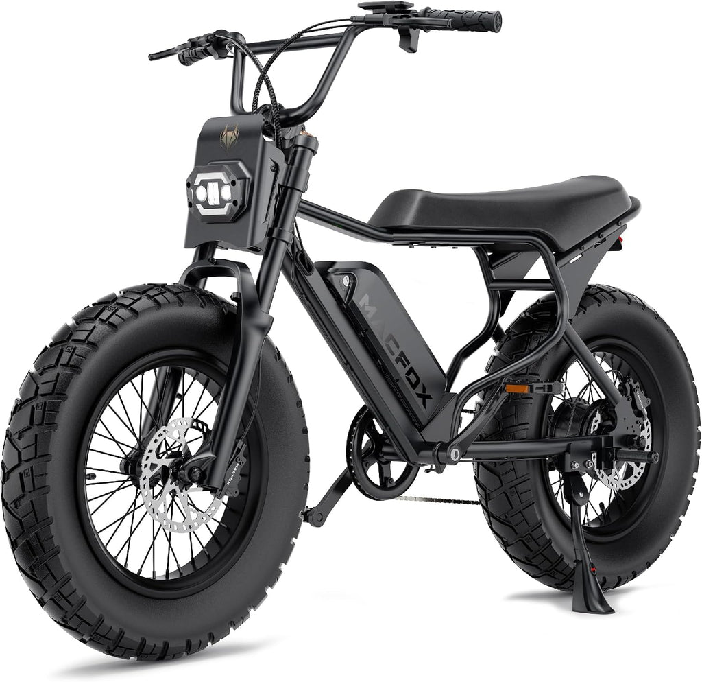 MACFOX X7 Electric Bike for Adults, 750W EBike with Hydraulic Brakes, 48V 13Ah Removable Battery 30 Mile Range, Upgraded 20x5.0 Rear Fat Tire for School/City/Town Commuting (UL2849 & Class-2)