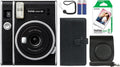 Fujifilm Instax Mini 40 Instant Film Camera Black + 20 Instax Instant Film Prints Bundle